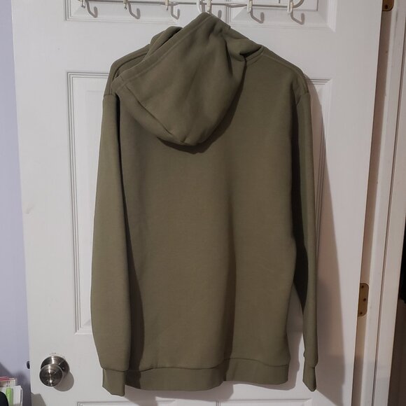 Mens Adidas Cozy Green Activewear Hoodie/Sweater - Picture 2 of 5